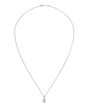 LALI White Topaz & Diamond Pendant Necklace