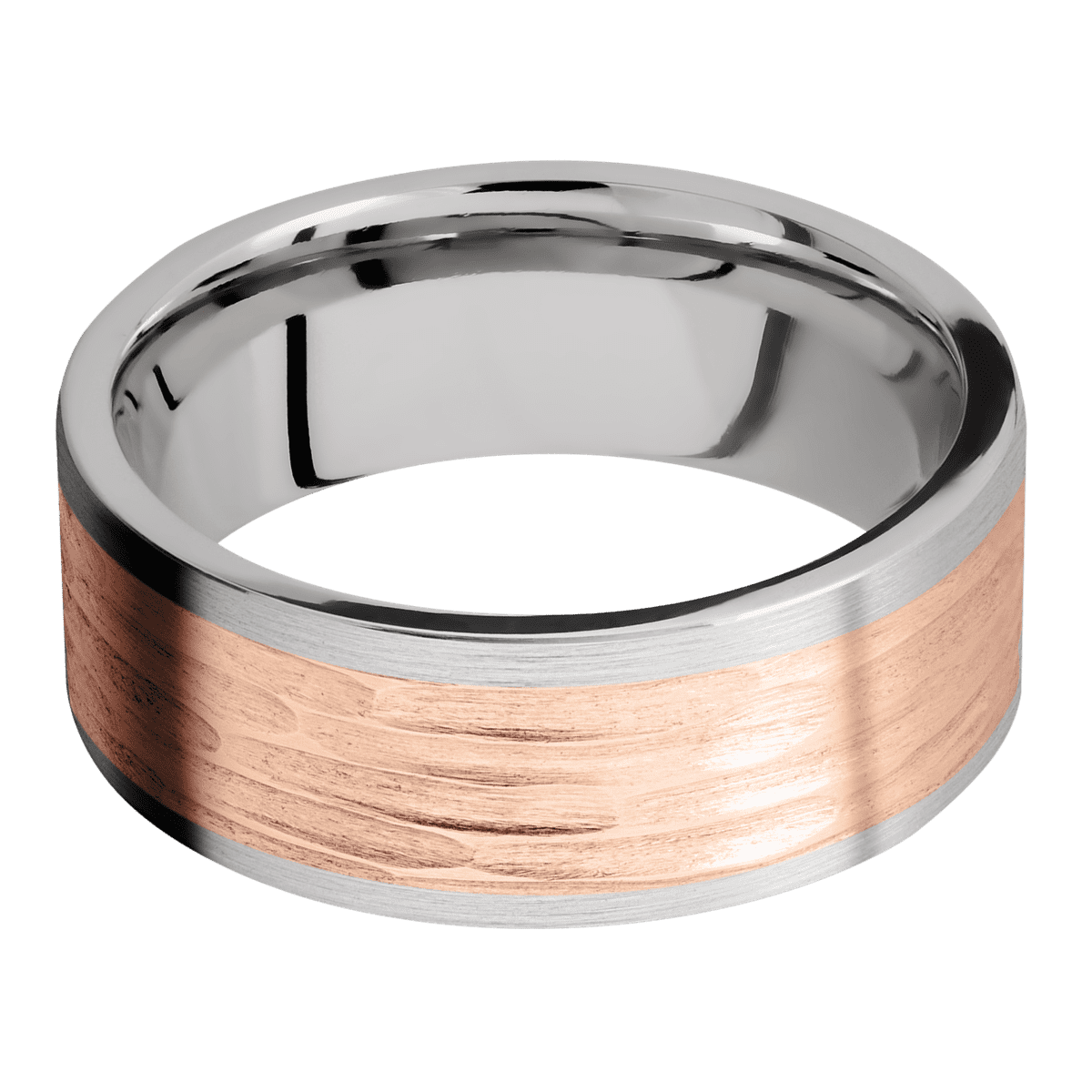 14K White Gold + Satin Finish