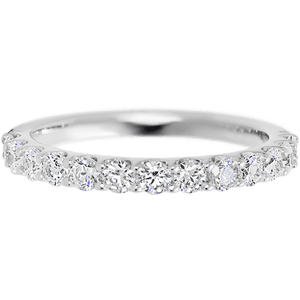 Platinum band with 13 Round Lab Grown Diamond having TCW-.65