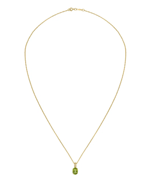LALI Peridot & Diamond Pendant Necklace