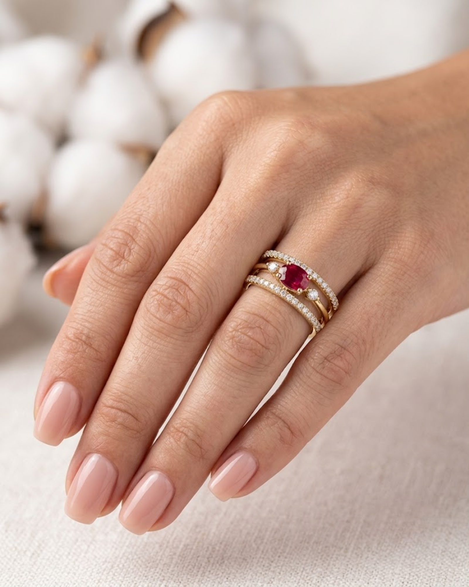 Royal Ruby & Diamond Ring