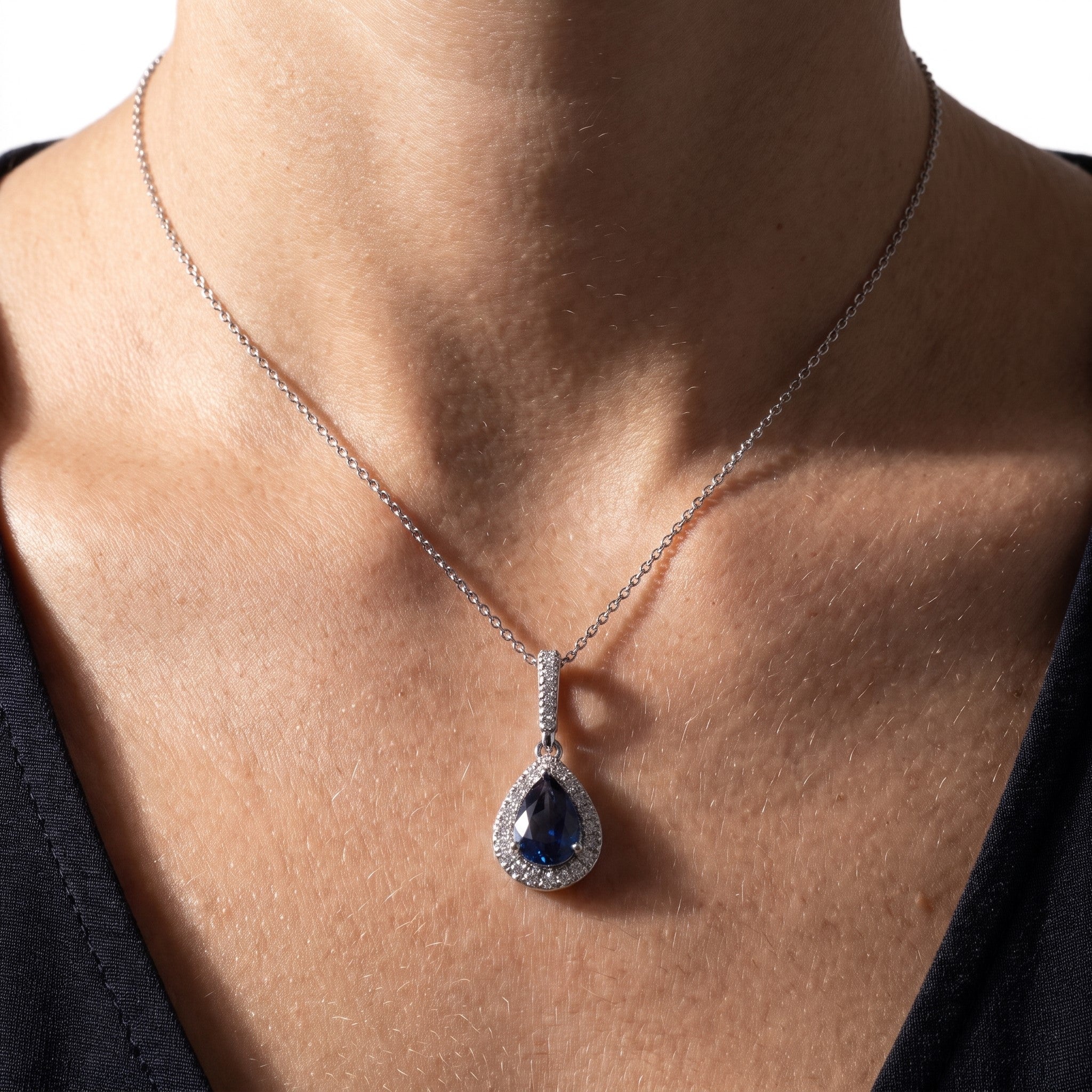 LALI Sapphire & Diamond Pendant Necklace