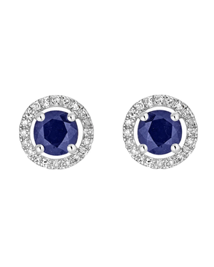 LALI Sapphire & Diamond Birthstone Earrings