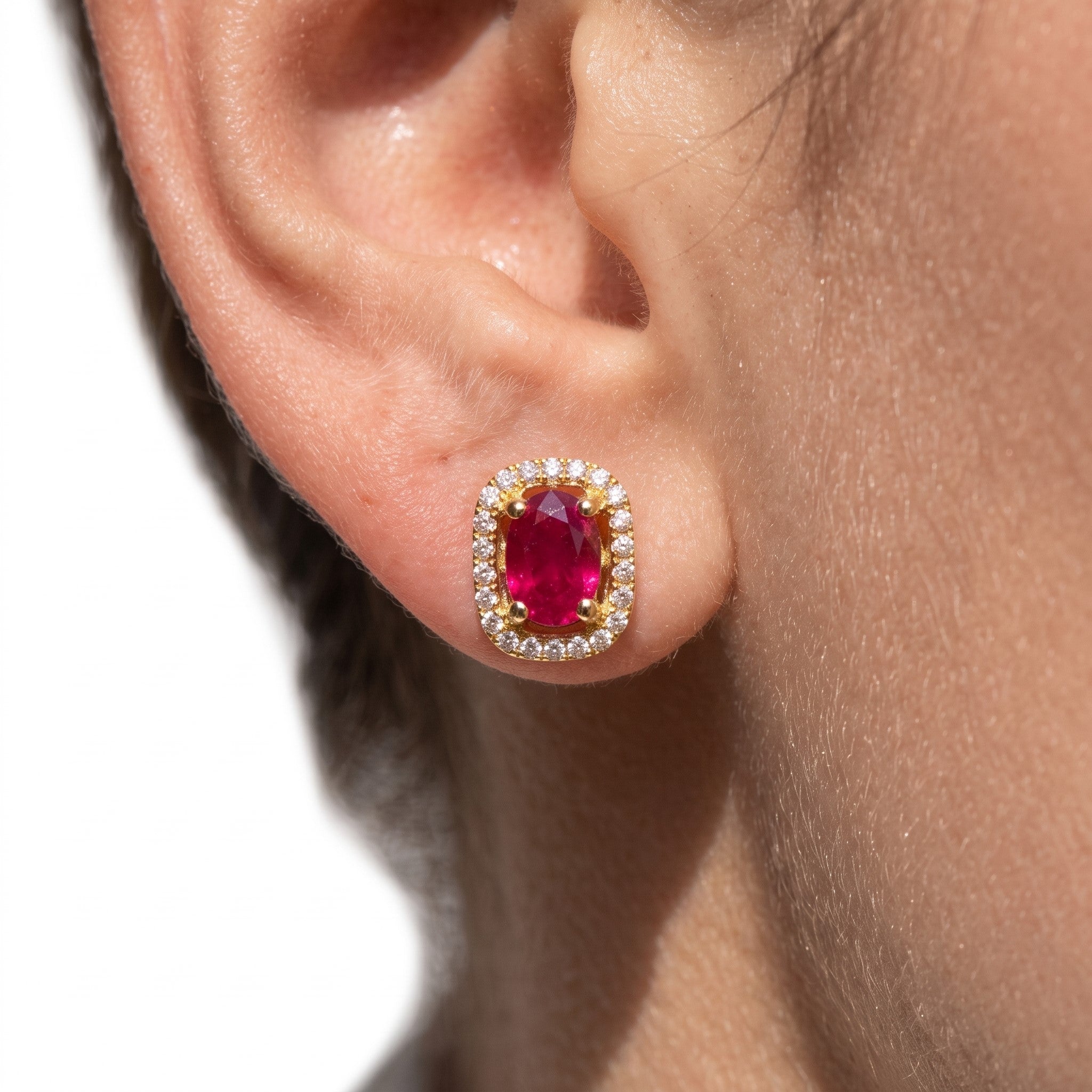 LALI Ruby & Diamond Earrings