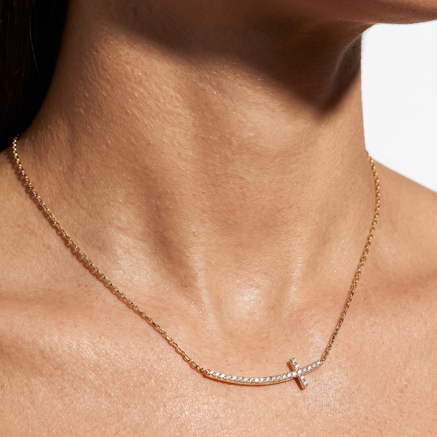 LALI Diamond Cross Necklace