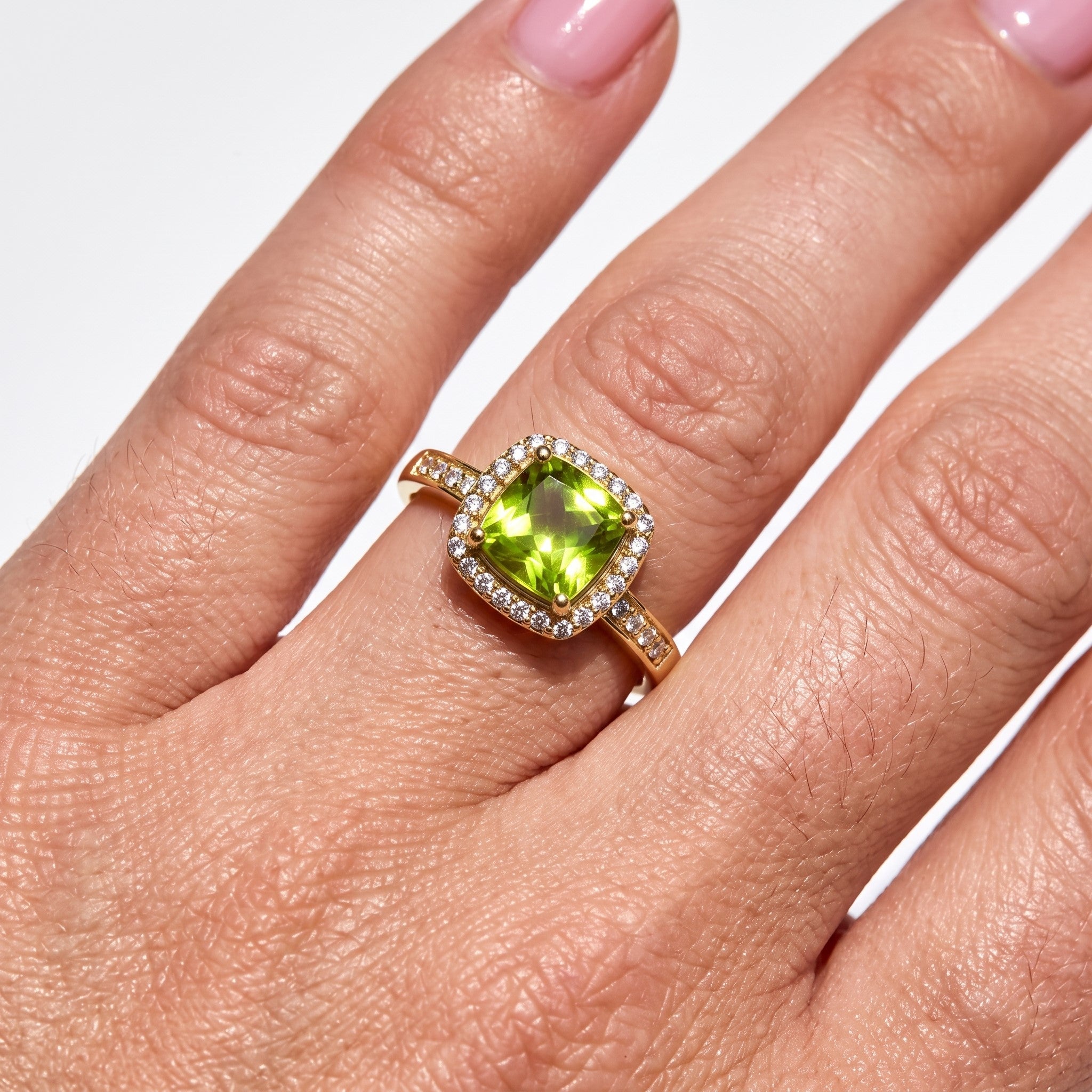 LALI Peridot & Diamond Ring