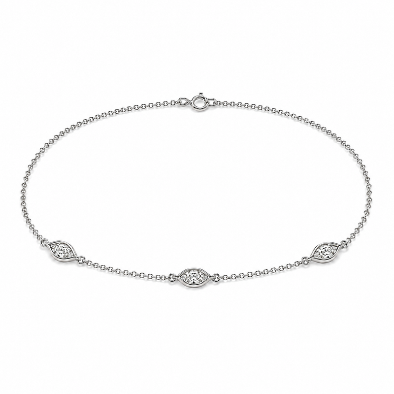 Malakan Marquise Diamond Bracelet