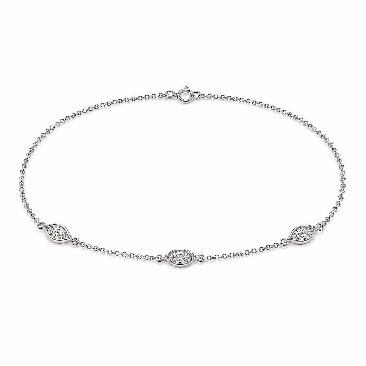 Malakan Marquise Diamond Bracelet