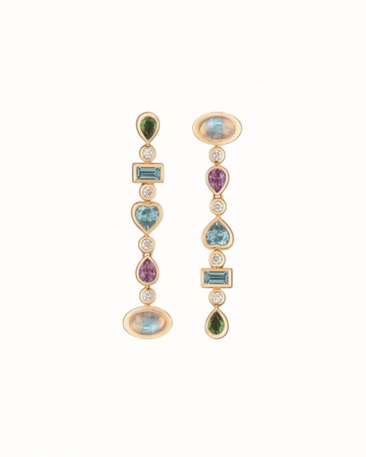 Confetti Reverse Earrings by Mined + Found