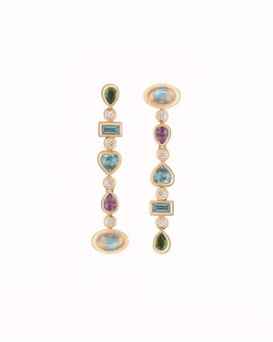 Confetti Reverse Earrings by Mined + Found