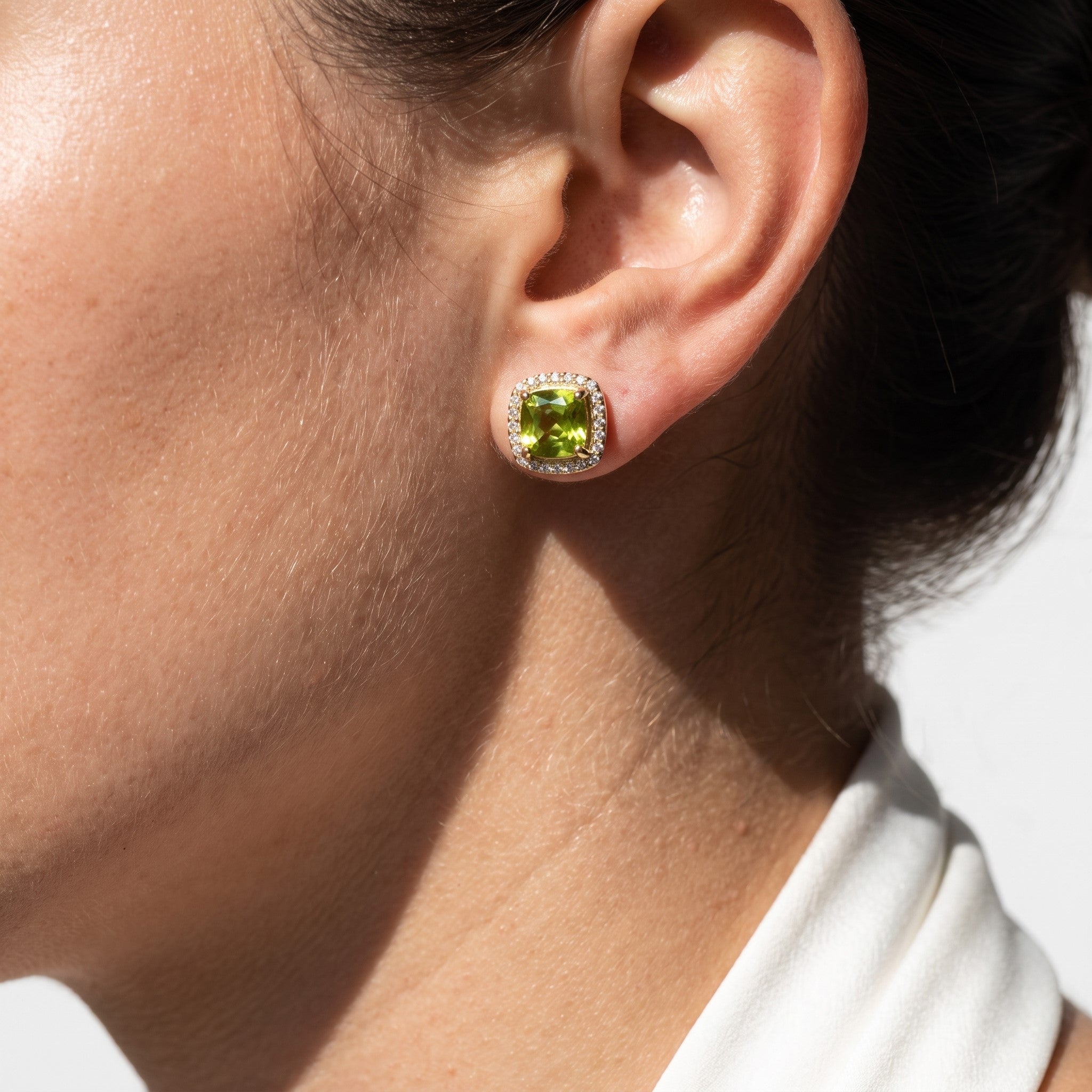 LALI Peridot & Diamond Earrings