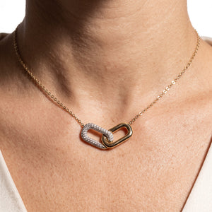 LALI Two-Tone Diamond Necklace