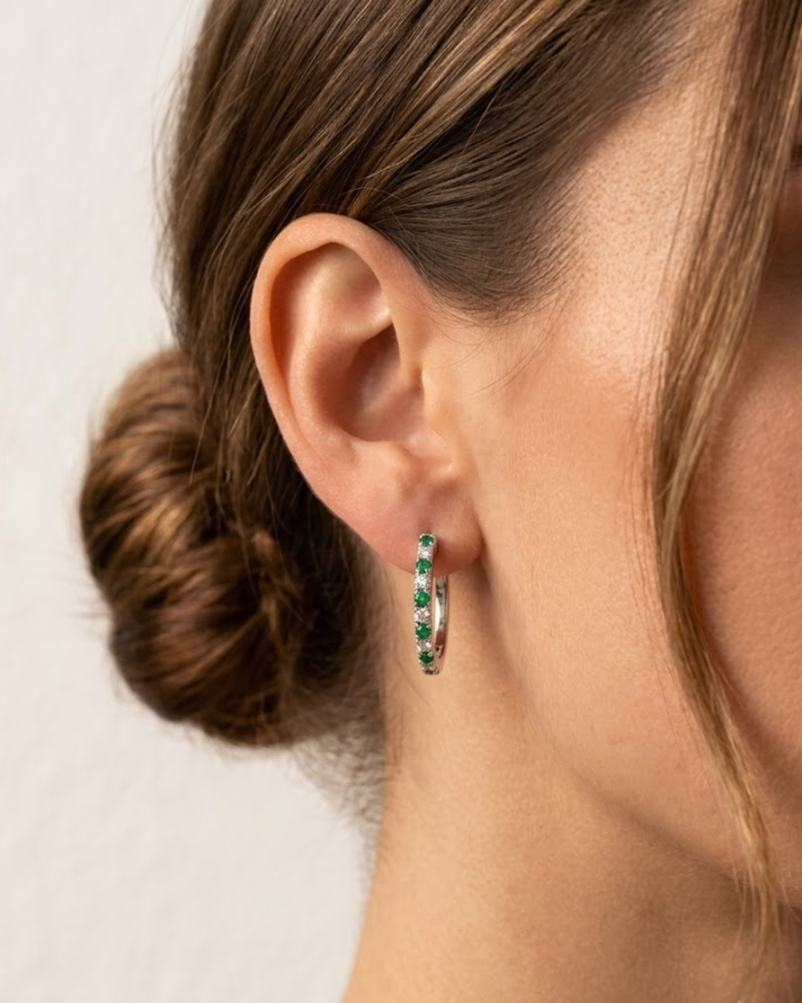 Royal Emerald & Diamond Earrings