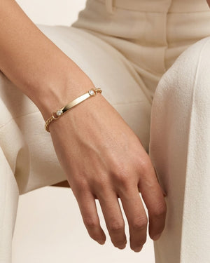 Blank Slate Bracelet by Mined + Found