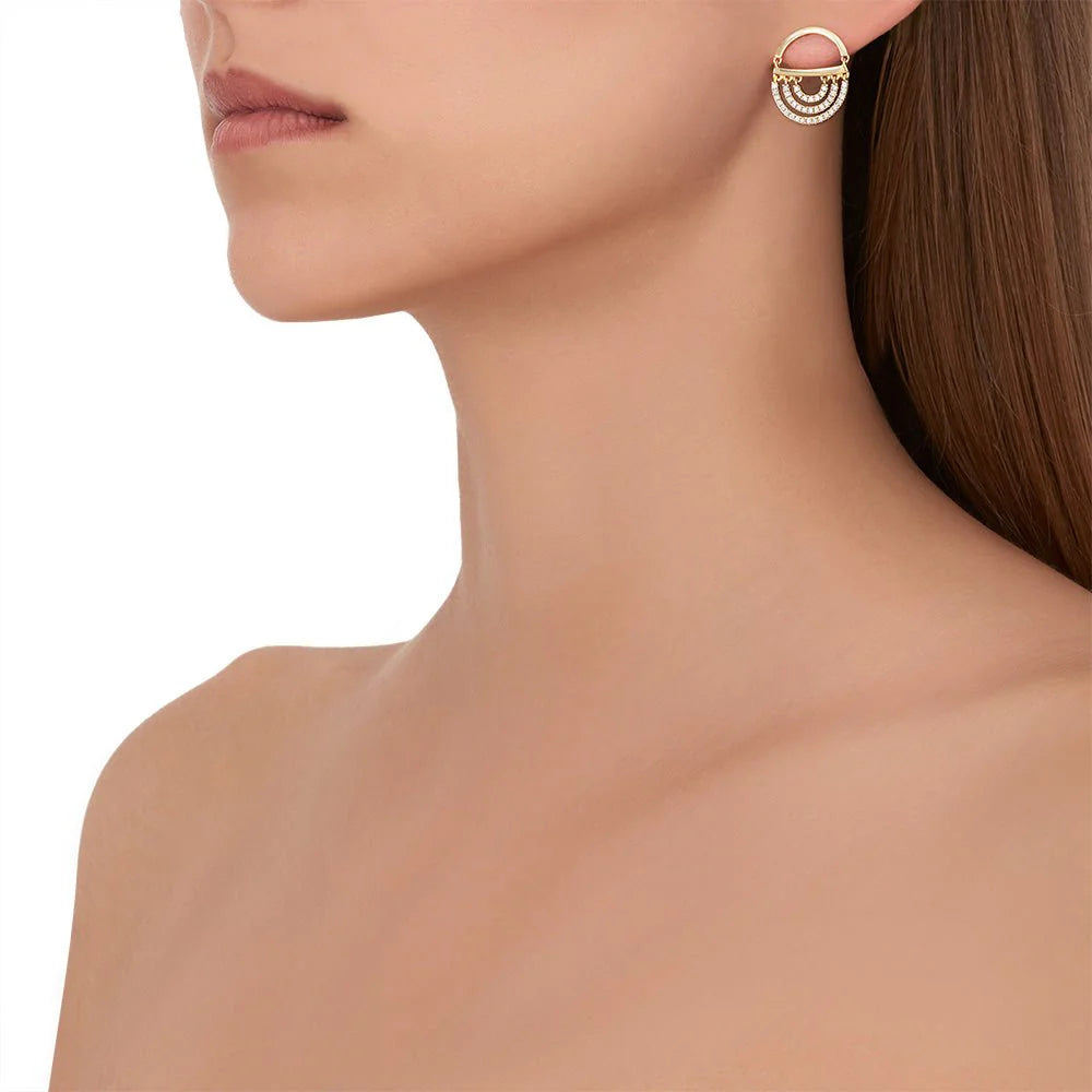 Gold Water Twin Drop Diamond Earrings by Cadar available at Talisman Collection Fine Jewelers in El Dorado Hills, CA and online