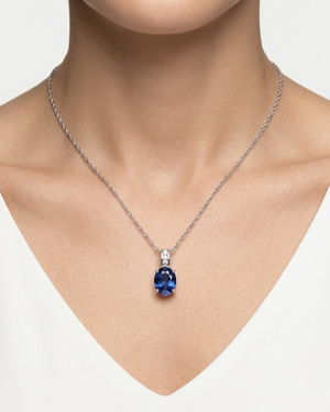 LALI Sapphire & Diamond Pendant Necklace