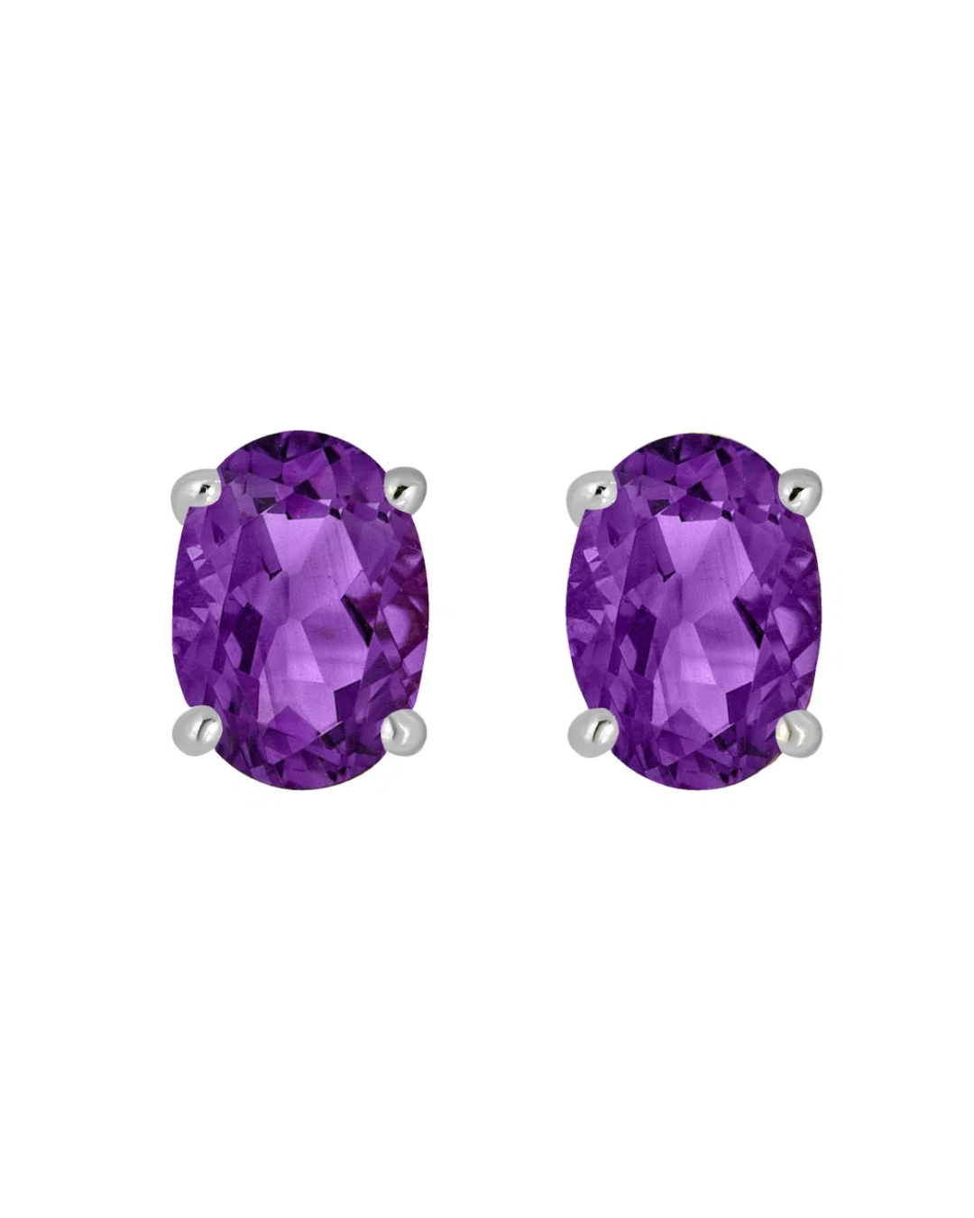 LALI Amethyst Stud Earrings