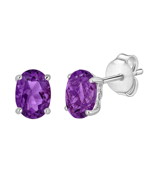 LALI Amethyst Stud Earrings