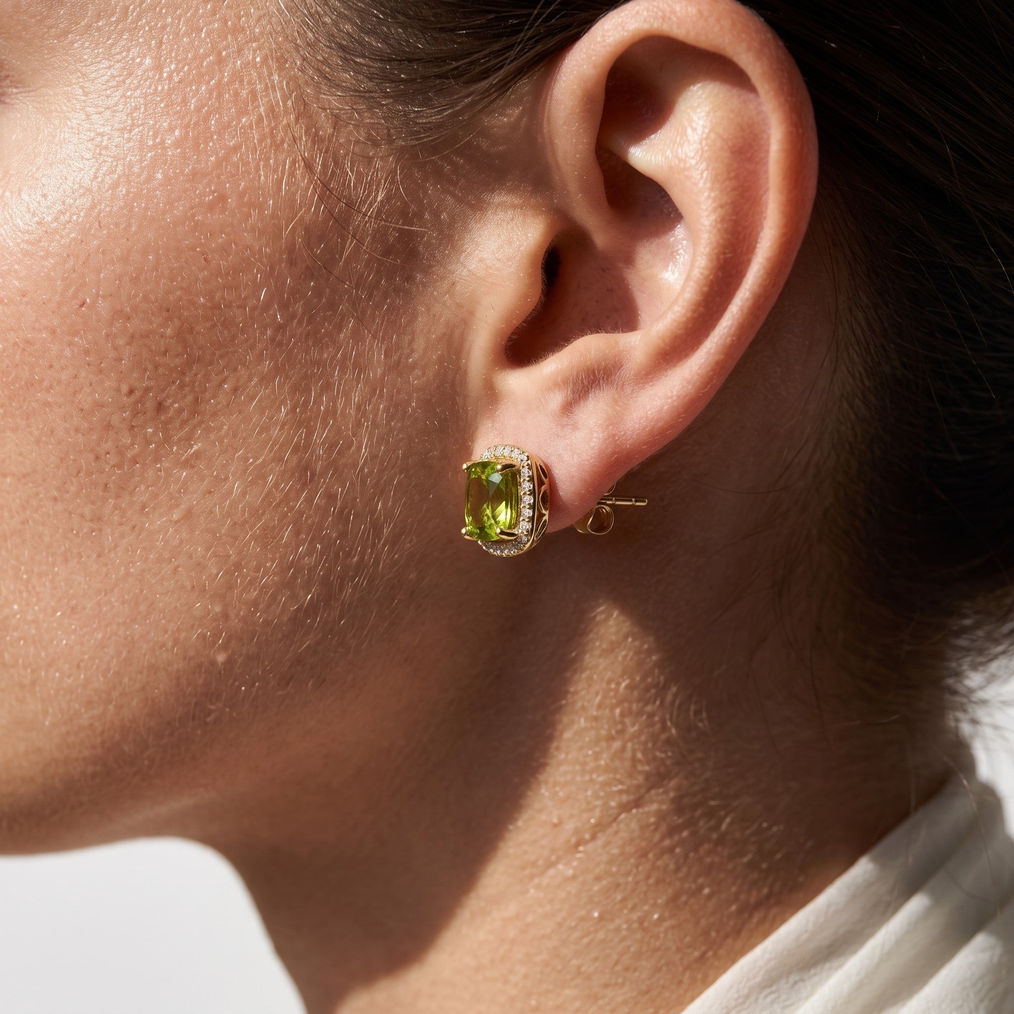 LALI Peridot & Diamond Earrings