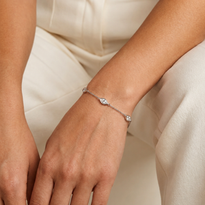 Malakan Marquise Diamond Bracelet