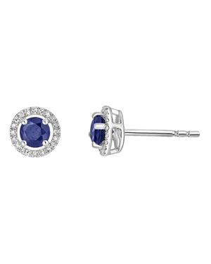 LALI Sapphire & Diamond Birthstone Earrings