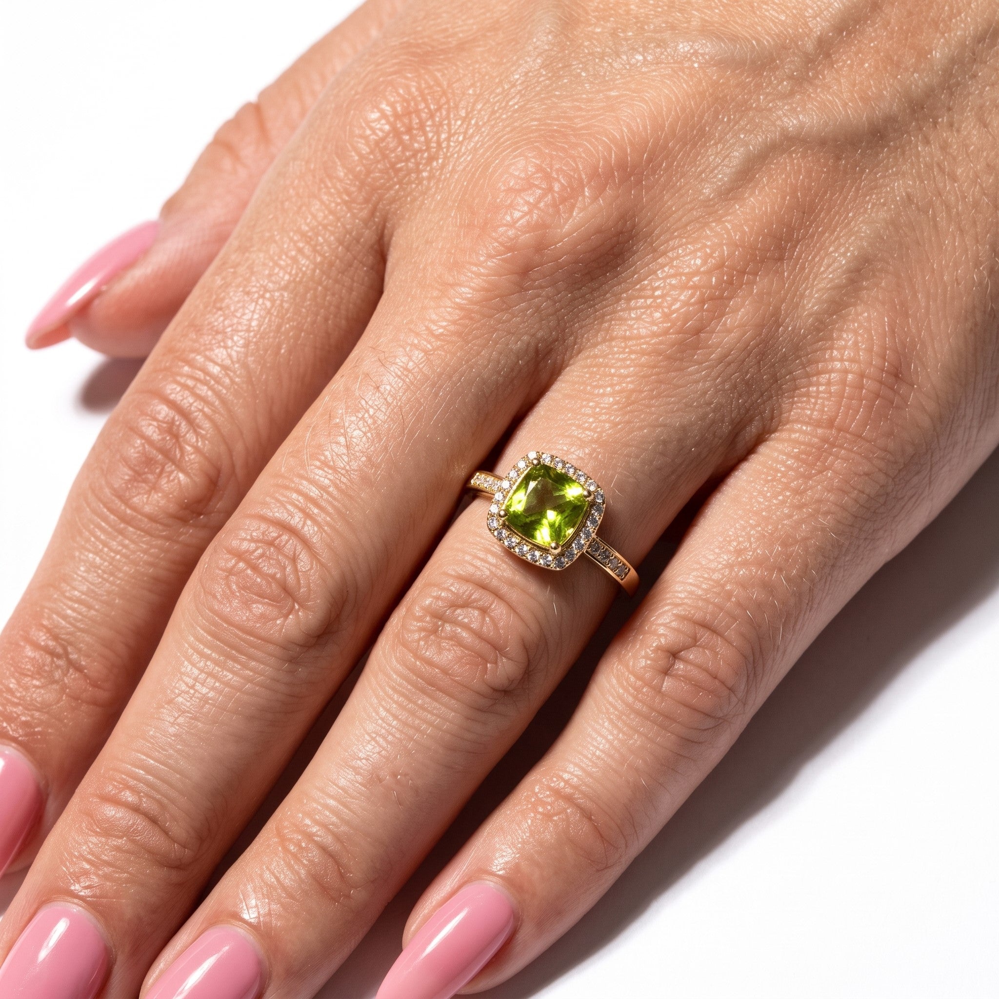 LALI Peridot & Diamond Ring