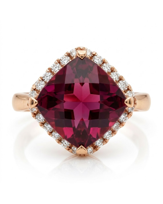 Rubellite Tourmaline  Ring by Lisa Nik