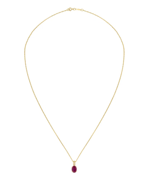 LALI Ruby & Diamond Pendant Necklace