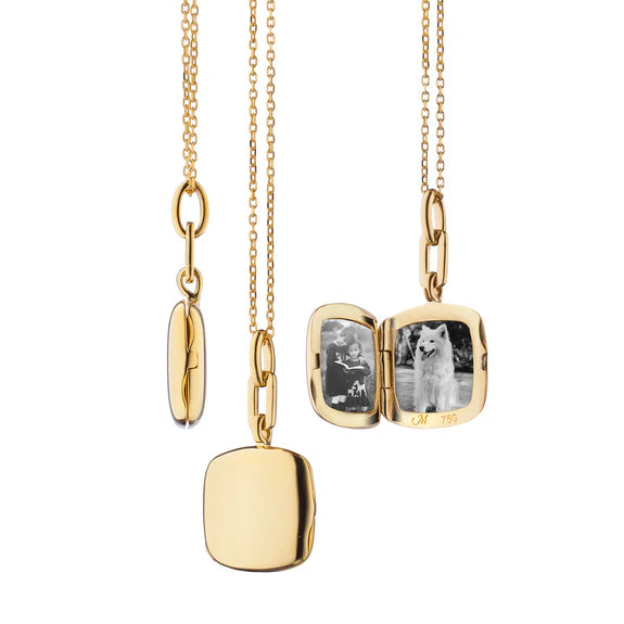 Slim Cushion Viv Locket by Monica Rich Kosann