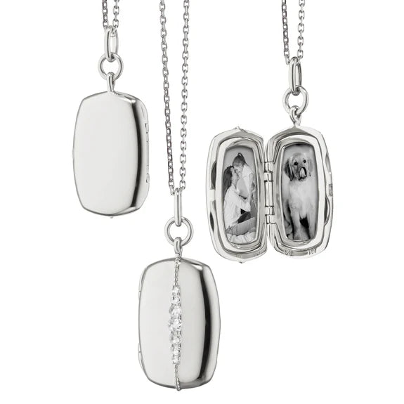 White Sapphire Kate Locket by Monica Rich Kosann