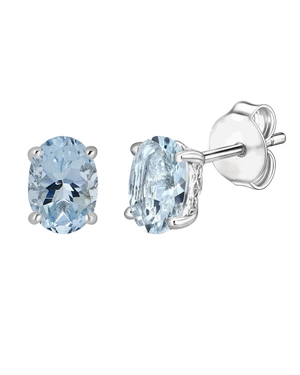 LALI Aquamarine Stud Earrings