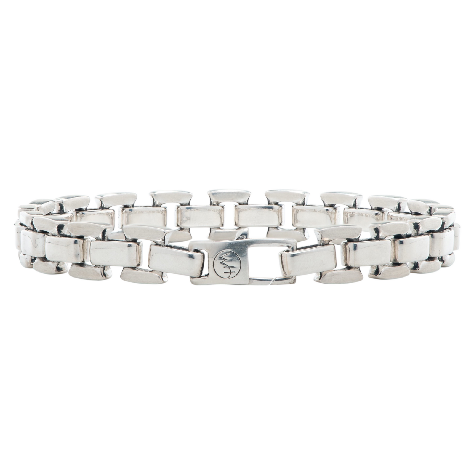 Sterling 'Sleek' Square Link Bracelet by William Henry available at Talisman Collection Fine Jewelers in El Dorado Hills, CA and online
