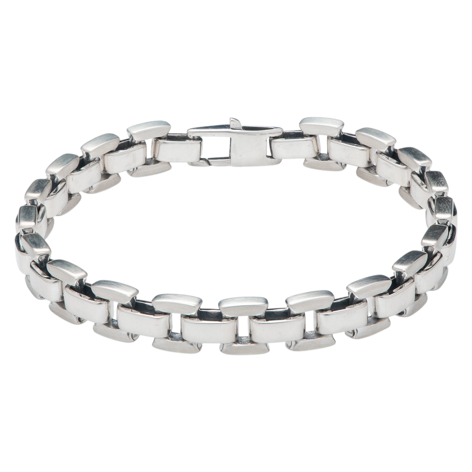 Sterling 'Sleek' Square Link Bracelet by William Henry available at Talisman Collection Fine Jewelers in El Dorado Hills, CA and online