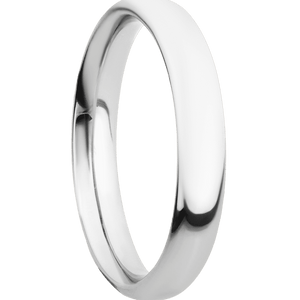 14K White Gold + Polish Finish