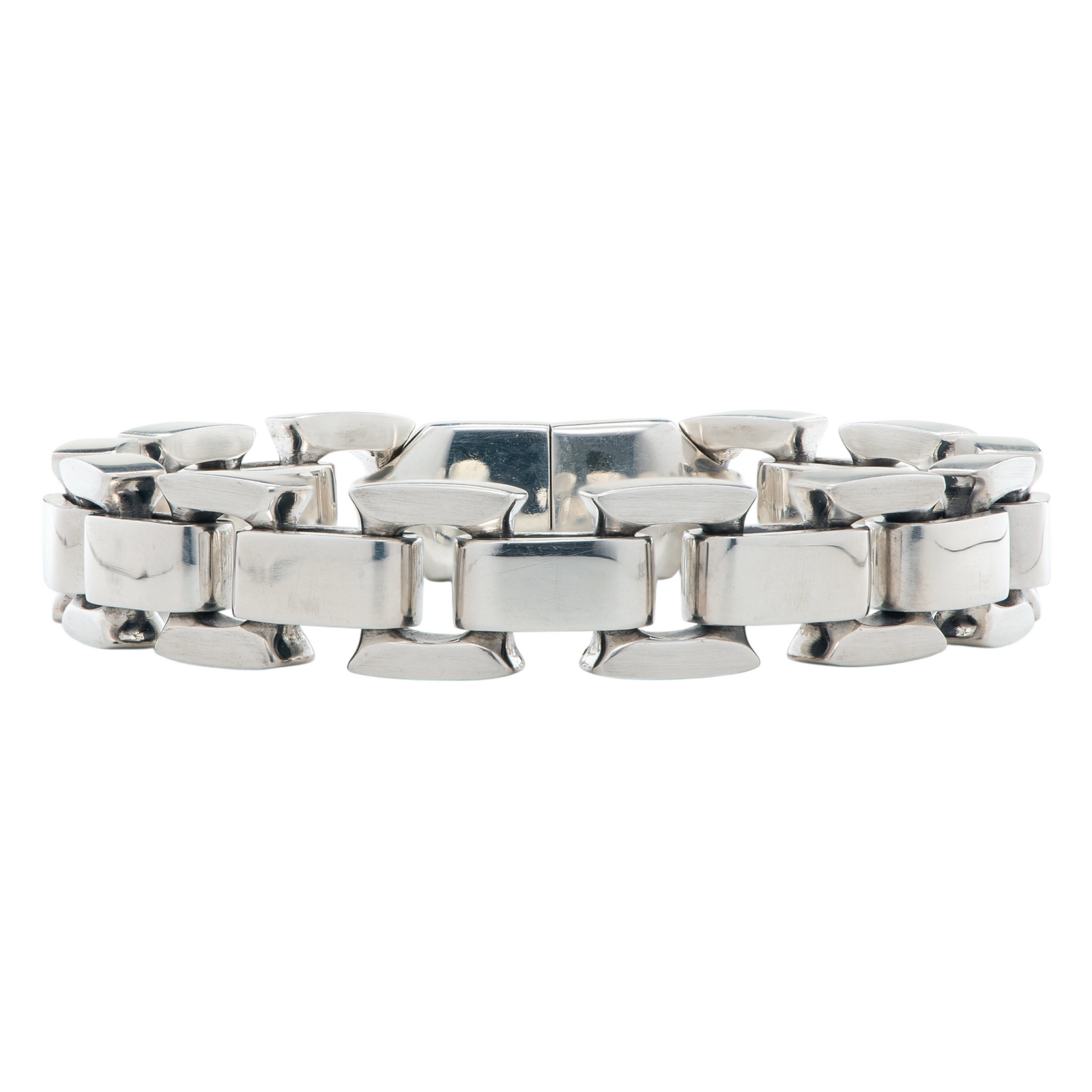 Argent Open Square Link Bracelet by William Henry