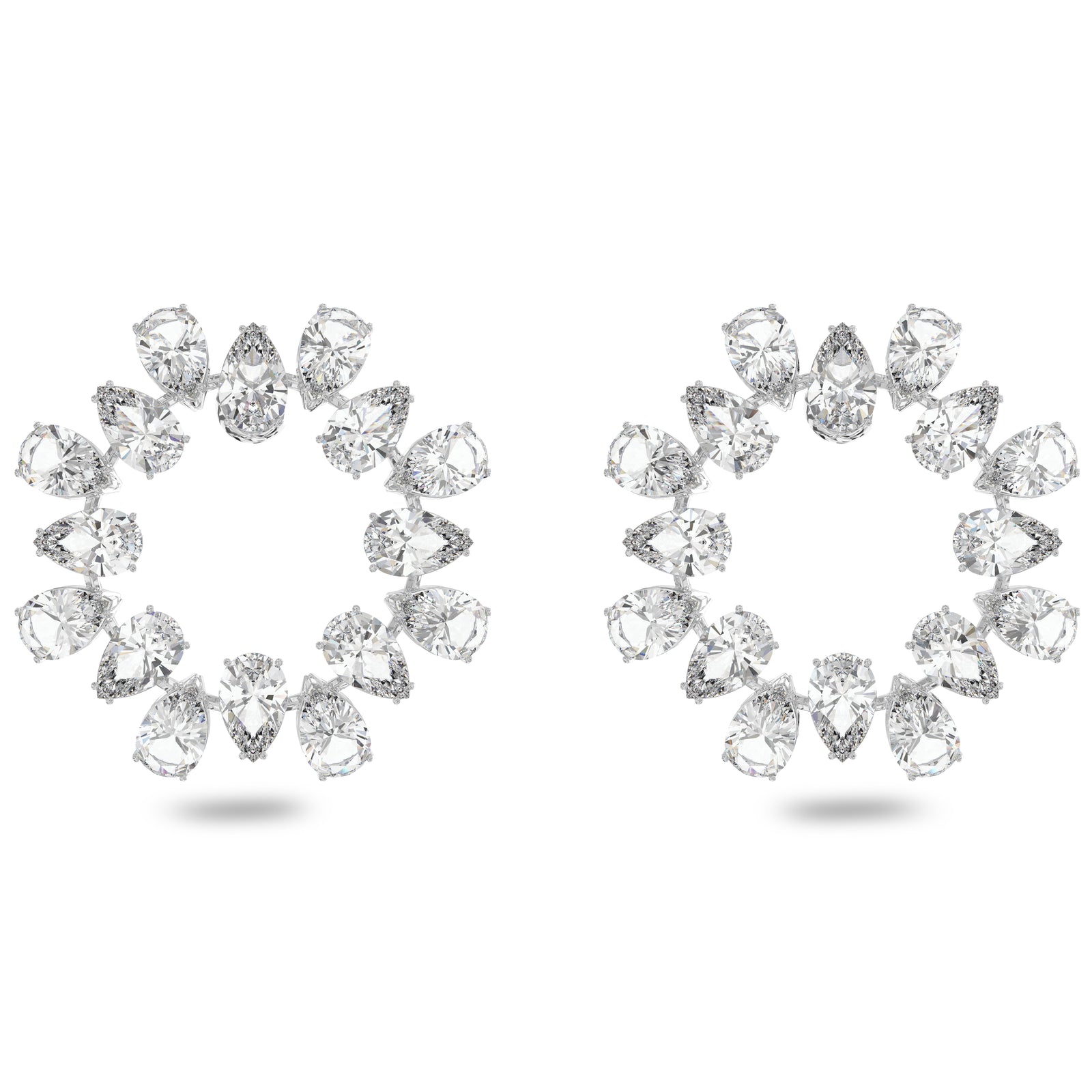 Matrix Open Circle Earrings by Swarovski