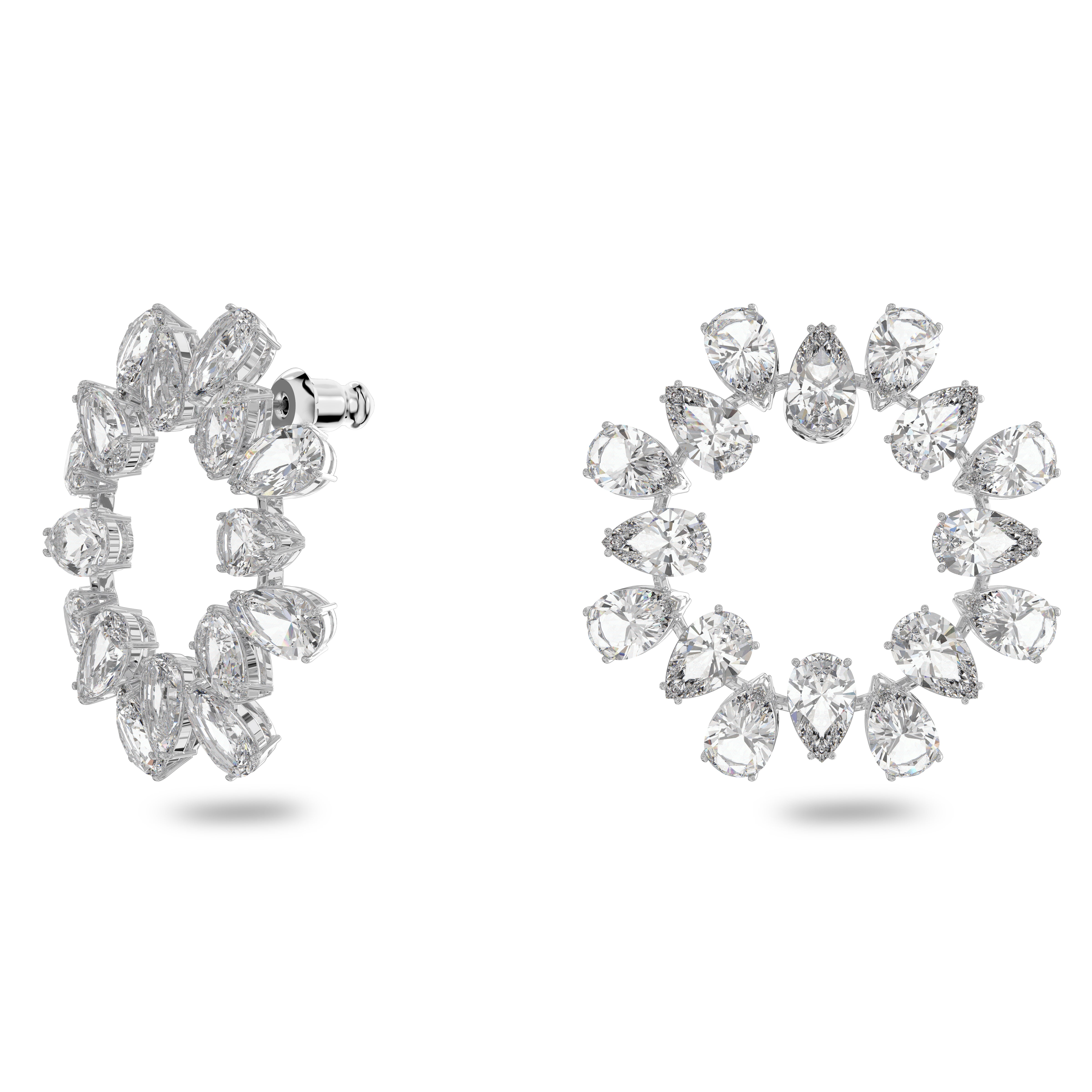 Matrix Open Circle Earrings by Swarovski