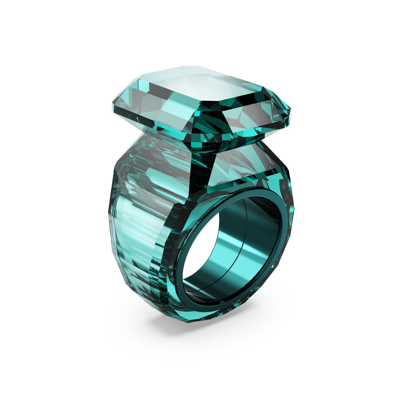 Green Lucent Cocktail Ring by Swarovski