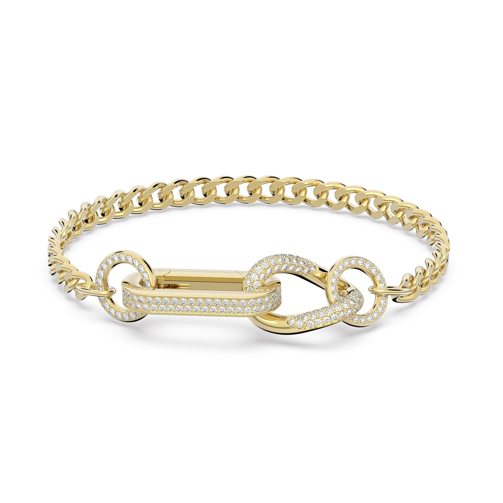Medium Gold Dextera Braclet by Swarovski