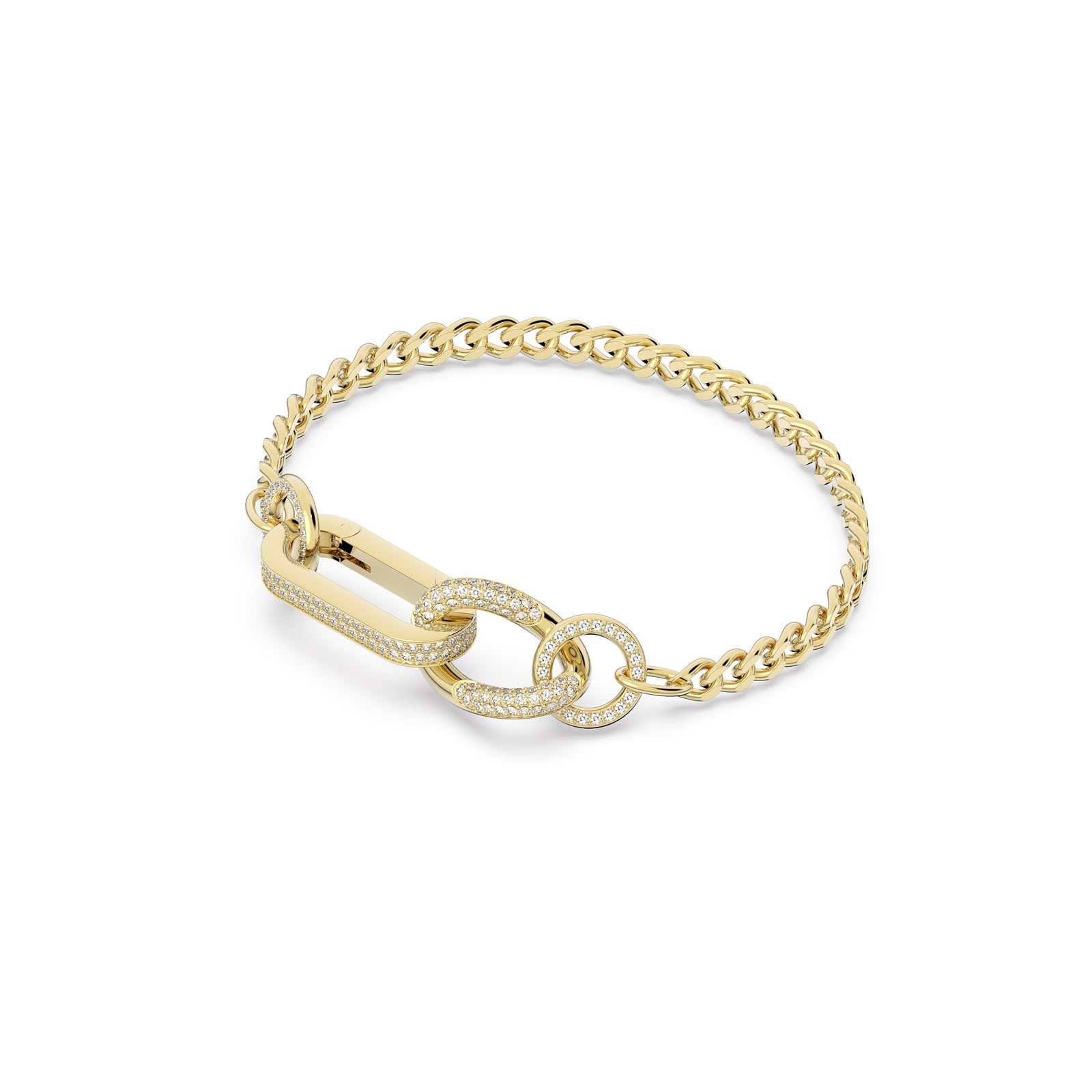 Medium Gold Dextera Braclet by Swarovski