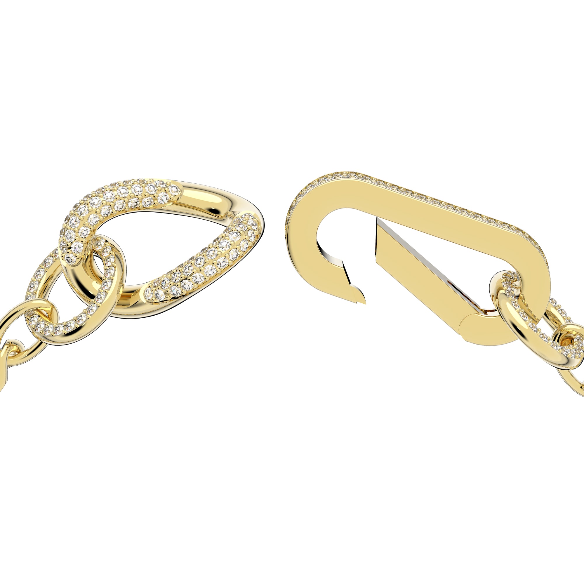 Medium Gold Dextera Braclet by Swarovski