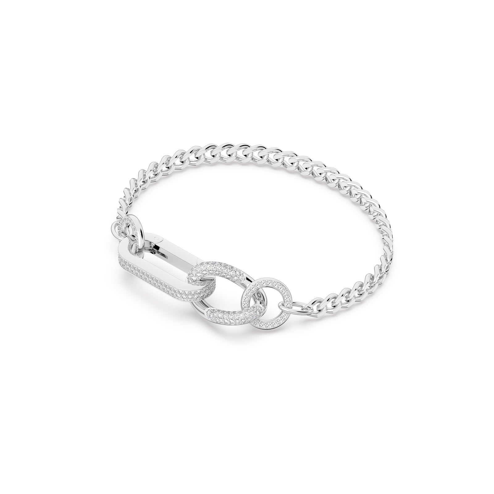 Medium Silver Dextera Braclet by Swarovski