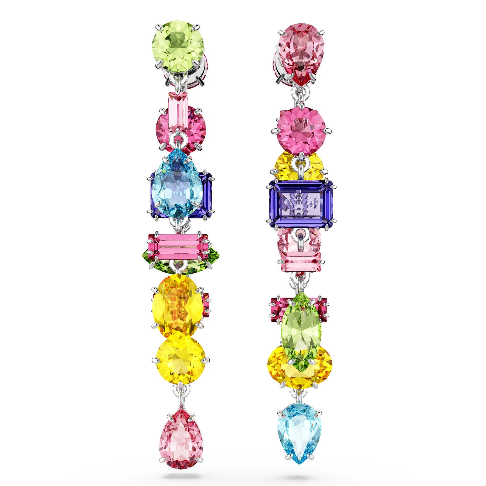 Multi-Color Gema Drop Earrings by Swarovski