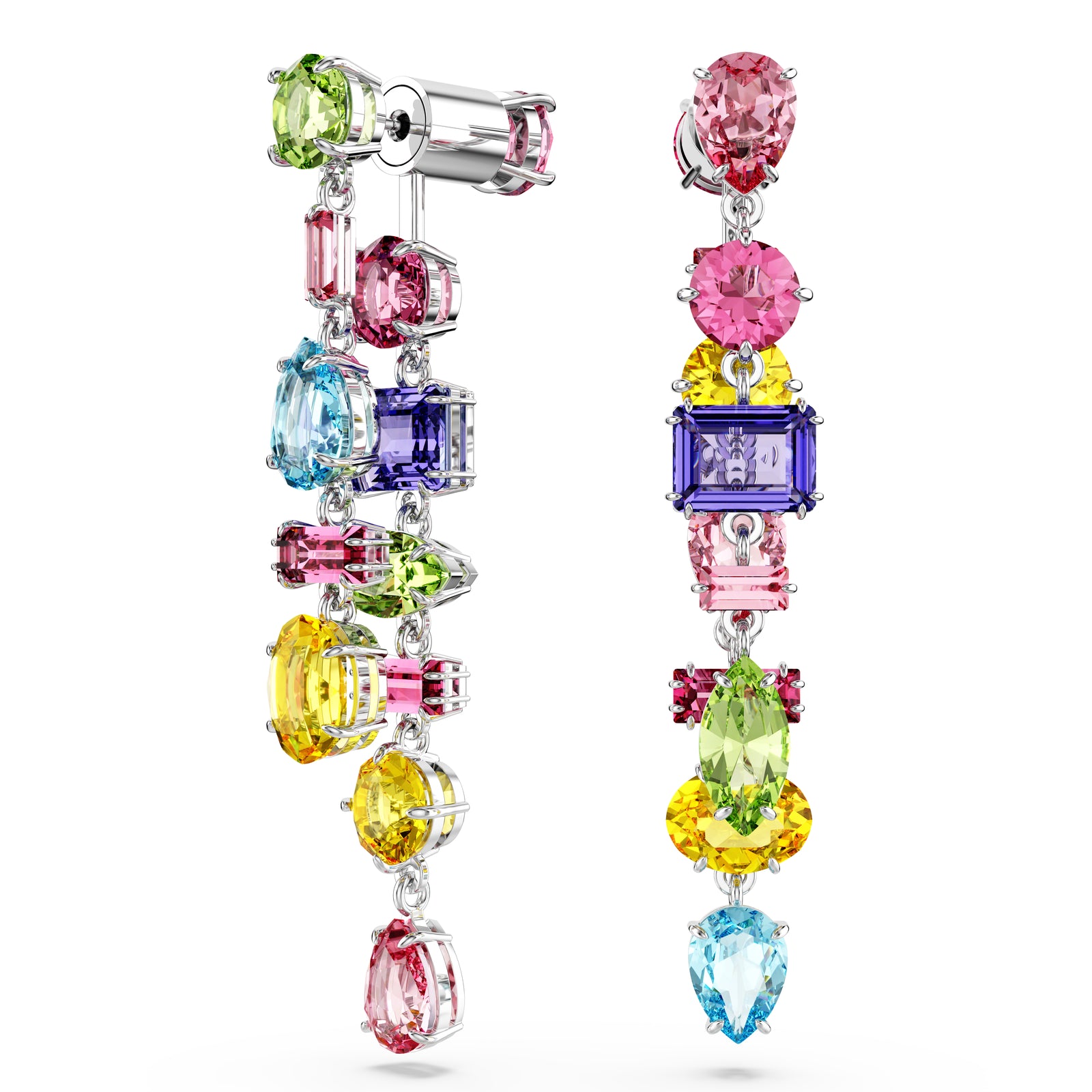 Multi-Color Gema Drop Earrings by Swarovski