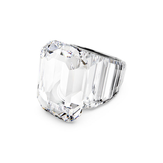 White Lucent Cocktail Ring by Swarovski