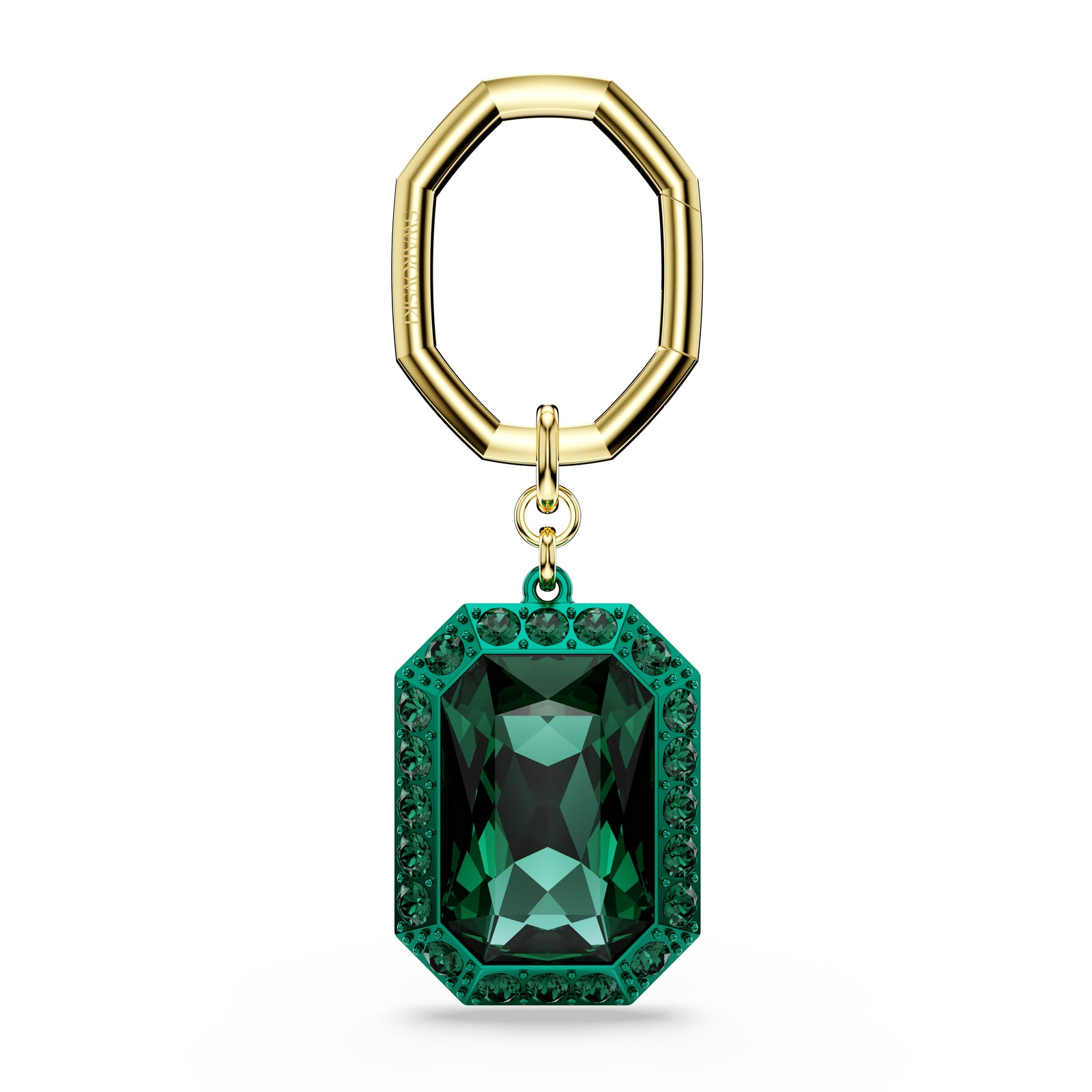 Emerald Key Ring by Swarovski