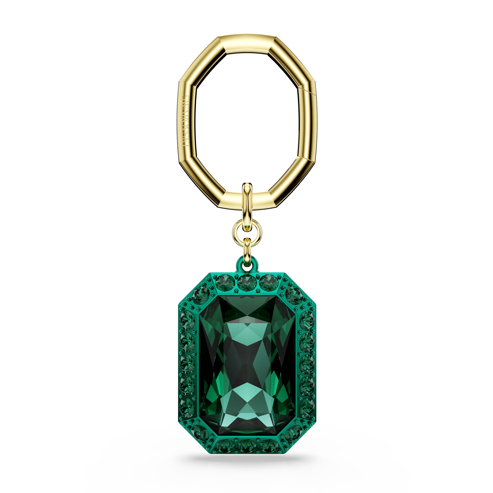 Emerald Key Ring by Swarovski