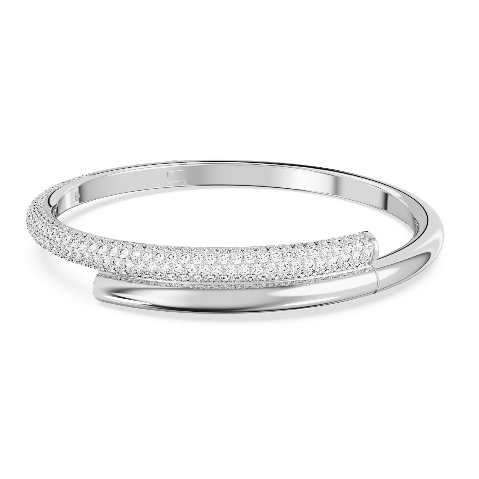 Silver Dextera Bangle by Swarovski