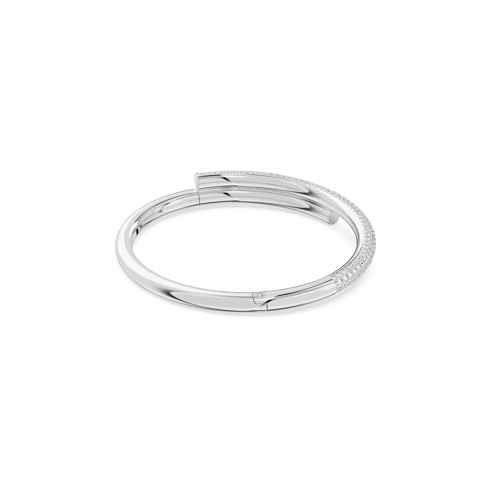 Silver Dextera Bangle by Swarovski