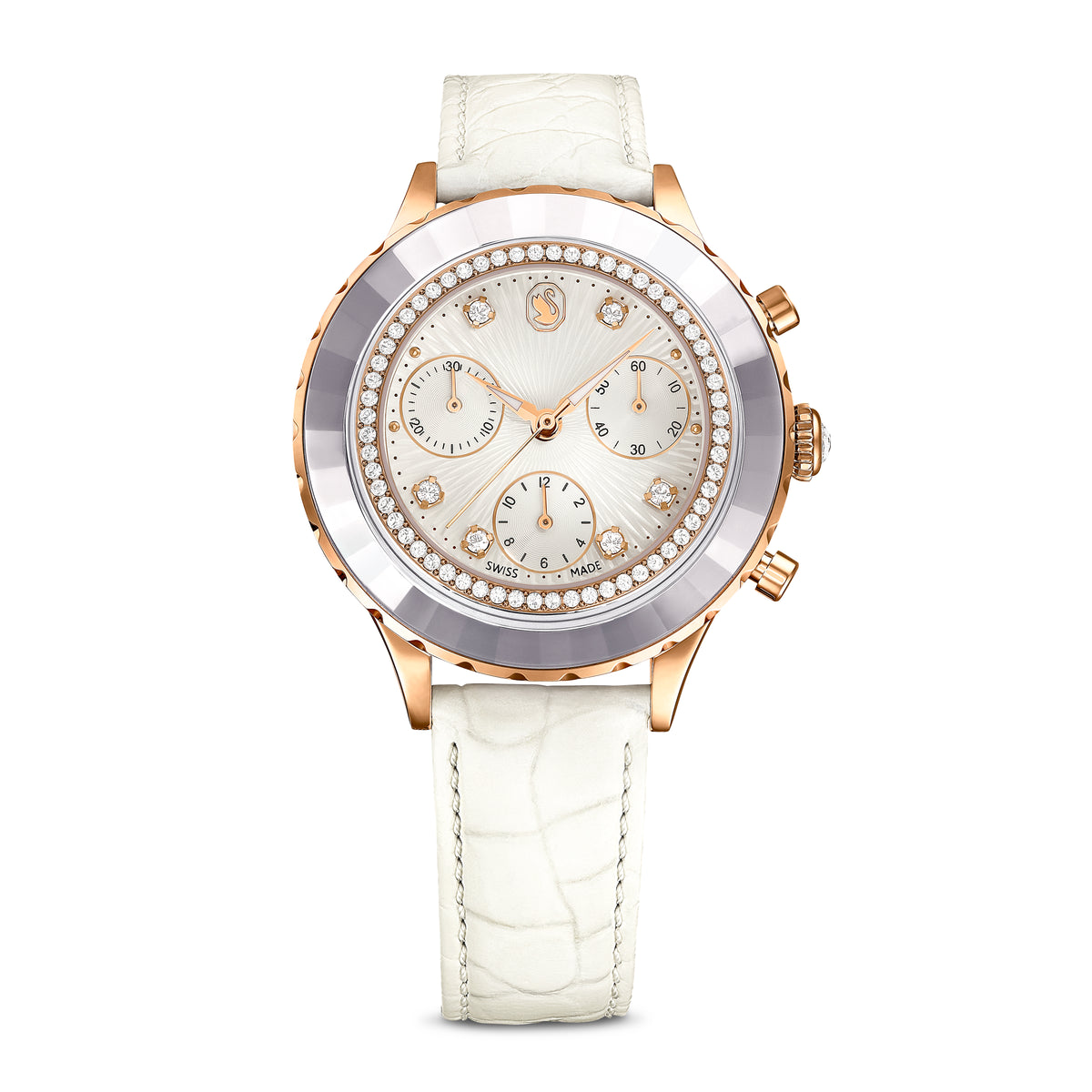 Ivory Octea Chrono Watch by Swarovski